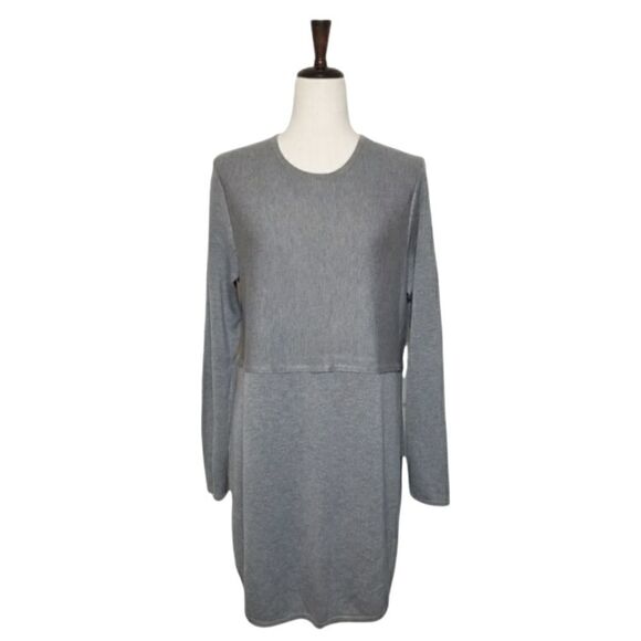 J. Jill Gray Wool Blend Long Sleeve Sweater Dress Size M - Picture 1 of 7